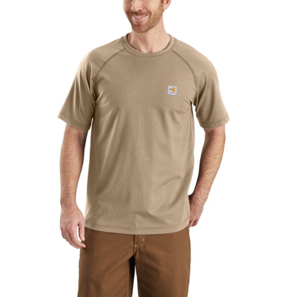 Carhartt FR Force Short Sleeve T-Shirt in Khaki